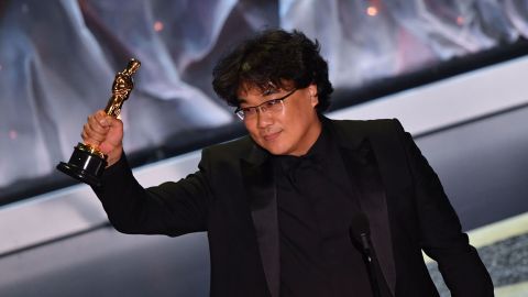 Bong Joon-ho, director de "Parasite", el gran triunfador de la noche.