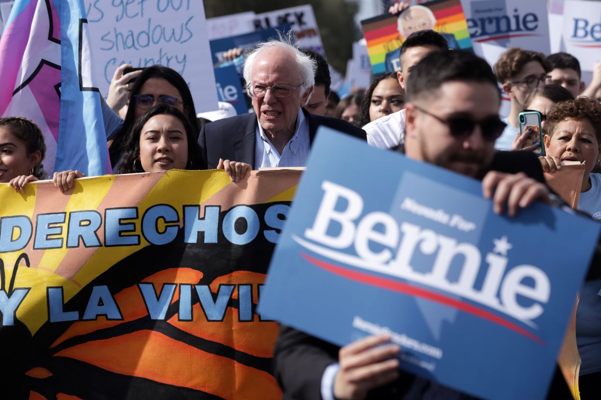 Sanders va con todo en Nevada recibe apoyo de importante grupo latino y empata con Biden en