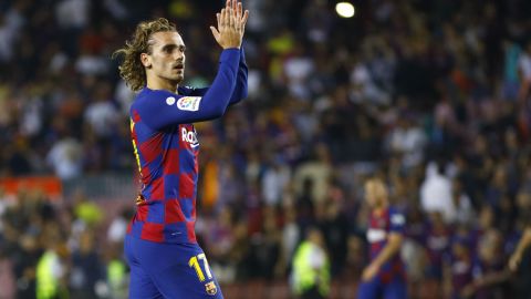 Griezmann no pudo marcar en el primer Clásico de la temporada.