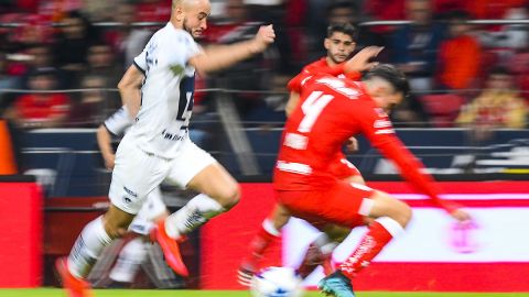 Toluca, Estado de México, 15 de febrero de 2020. , durante el juego de la jornada 6 del torneo Clausura 2020 de la Liga BBVA MX, entre Diablos Rojos del Toluca y Pumas de la UNAM, celebrado en el estadio Nemesio Diez. Foto: Imago7/Etzel Espinosa