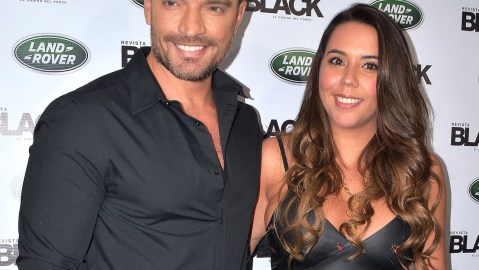 Julián Gil y su hija.