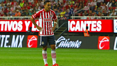 Marco Fabián en su última etapa con Chivas en el 2015.