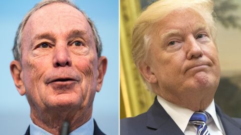 Trump borró el tuit en el que arremetía contra el multimillonario candidato.