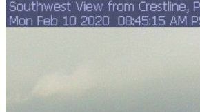 Montañas de San Diego donde murieron.