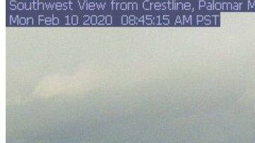 Montañas de San Diego donde murieron.