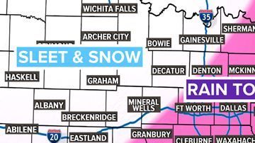 Pronostican intenso frente frío en Texas.