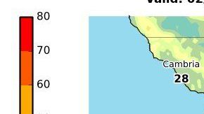 El Servicio Meteorológico Nacional advierte de los fuertes vientos que se dejaron sentir desde la noche de este domingo y permanecen en el área hasta esta mañana.