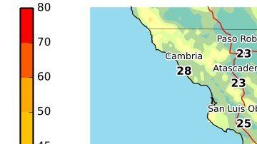 El Servicio Meteorológico Nacional advierte de los fuertes vientos que se dejaron sentir desde la noche de este domingo y permanecen en el área hasta esta mañana.