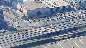 El auto estaba estacionado al norte de la sede del Departamento de Defensa.