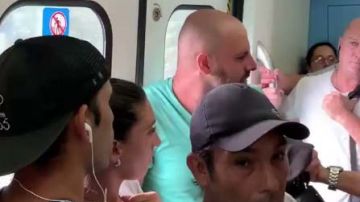 Pervertido en el tren