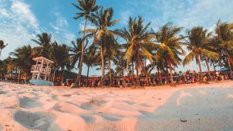 Playa en Filipinas