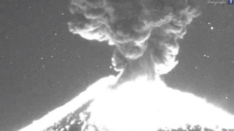 Volcán Popocatépetl.