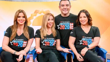 Los presentadores de Un Nuevo Día también se pusieron la camiseta de "Decisión 2020".