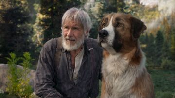 Harrison Ford en el papel de Thornton y Buck en una escena de "The Call of the Wild". / Foto: 20th Century Studios