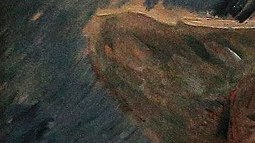 El pintor hizo esta obra en el mes de julio de 1885.