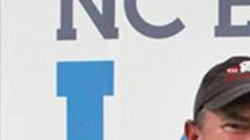 Kaitlen Raney con su premio de la lotería.