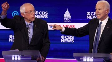 Bernie Sanders y Joe Biden se disputan la candidatura demócrata.