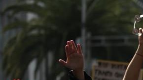 Protesta de mujeres.