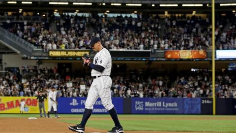 Alex Rodríguez disputó con Yankees el último partido de su carrera.