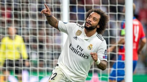 Marcelo fue expulsado por derribar a un rival durante la prórroga del partido entre el Elche y el Real Madrid.
