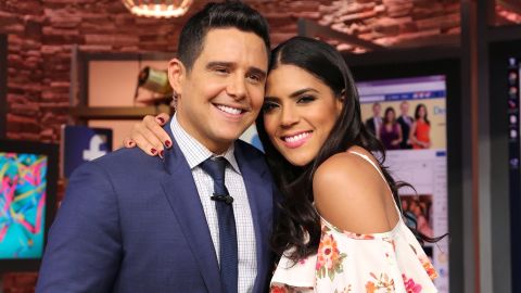 Alejandro Chabán junto a Francisca Lachapel.