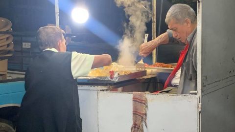 Don Ramón está en silla de ruedas.