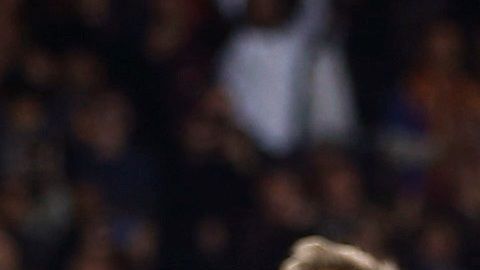 Lionel Messi en el último partido del Barcelona antes de la cuarentena.