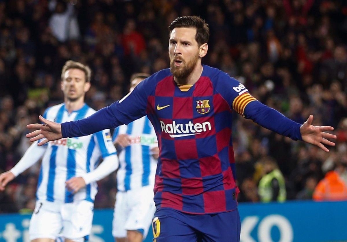 Lionel Messi le anotó de penal el fin de semana a la Real Sociedad.
