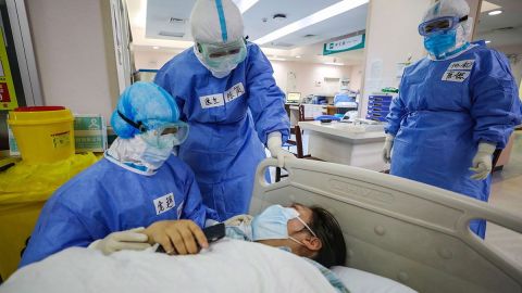 Paciente afectado por el coronavirus.