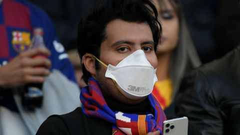 La psicosis del coronavirus, llegó a La Liga española.