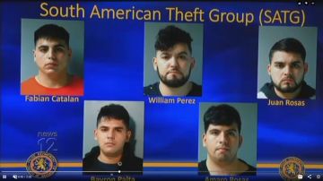 Los cinco arrestados