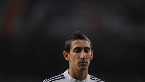 Ángel Di Maria en su paso por el Real Madrid.