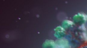 Un modelo de coronavirus.