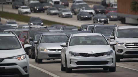 Imagen de archivo de la autopista I-95 en Miami.