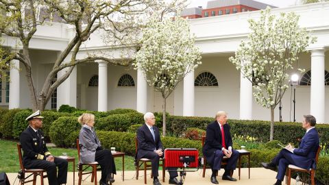 El presidente Trump participó en un foro en Fox News.