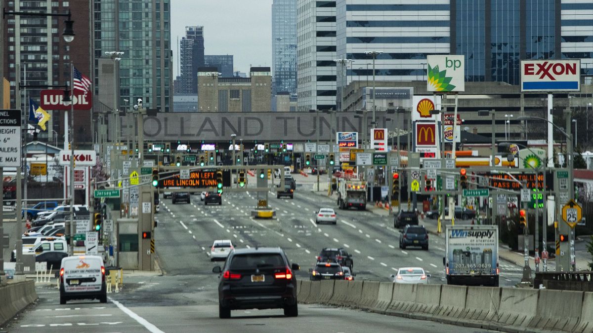 Holland Tunnel, entre Nueva Jersey y NYC.