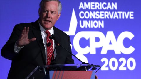 Mark Meadows es el nuevo jefe de gabinete de Trump.