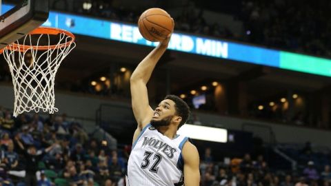 Karl-Anthony Towns, jugador de los Timberwolves.