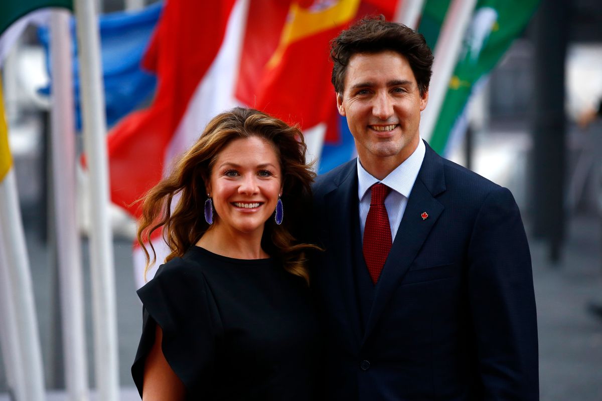 Justin Trudeau y su esposa, Sophie, están en cuarentena.