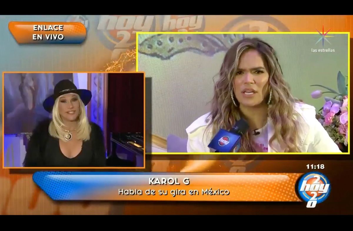 Karol G reacciona a la versión de "Tusa" de Laura León.