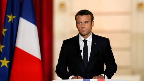 Emmanuel Macron, presidente de Francia