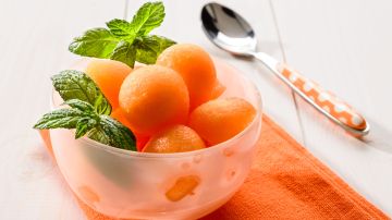 El alto contenido en potasio del melón es un gran aliado para el sistema nervioso y muscular.