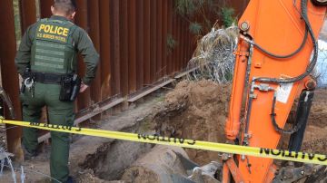 Fotos: Hallan narcotúnel que pasaba por debajo de muro fronterizo en Arizona