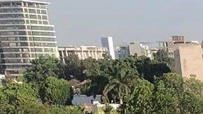 Las aguas de la Minerva en Guadalajara,  teñidas de rojo en protesta por los feminicidios.