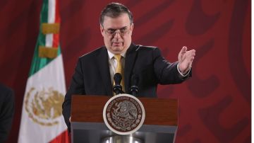 El canciller Marcelo Ebrard hizo la declaratoria de emergencia sanitaria en México.