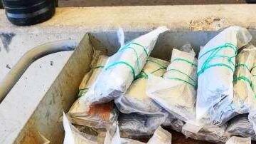 Los "tamales" de metanfetamina.