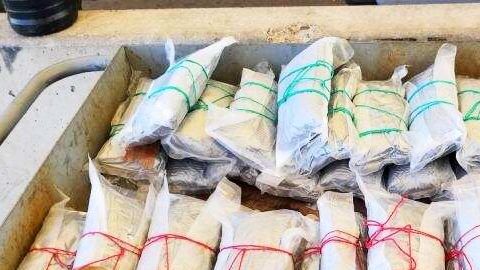 Los "tamales" de metanfetamina.