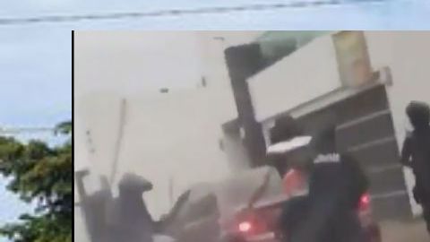 VIDEO: Así agarraron a 4 del Cártel de Sinaloa cuando querían rematar a sujeto en hospital