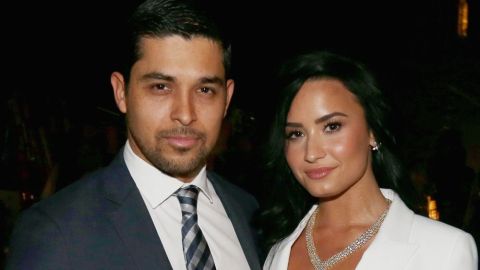 Wilmer Valderrama y Demi Lovato.