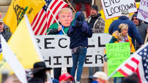 Protestas en Michigan